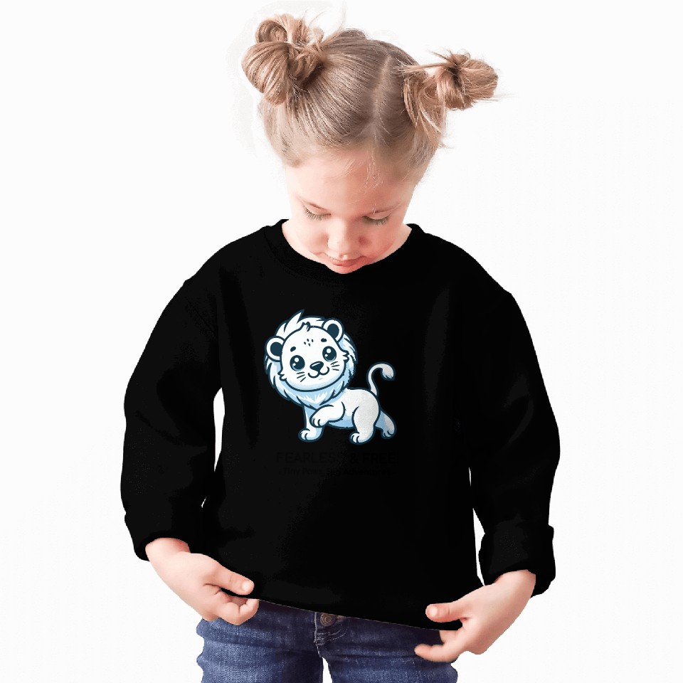 Fearless lion cub Sweatshirts