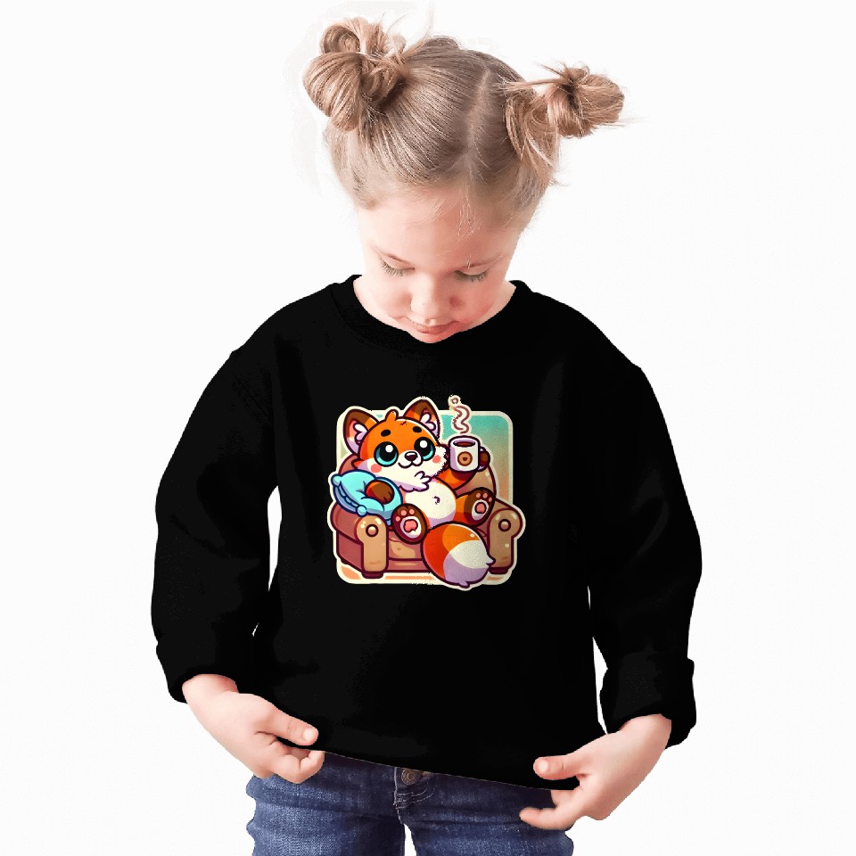 Harmony: Fox and Coffee Sweatshirts