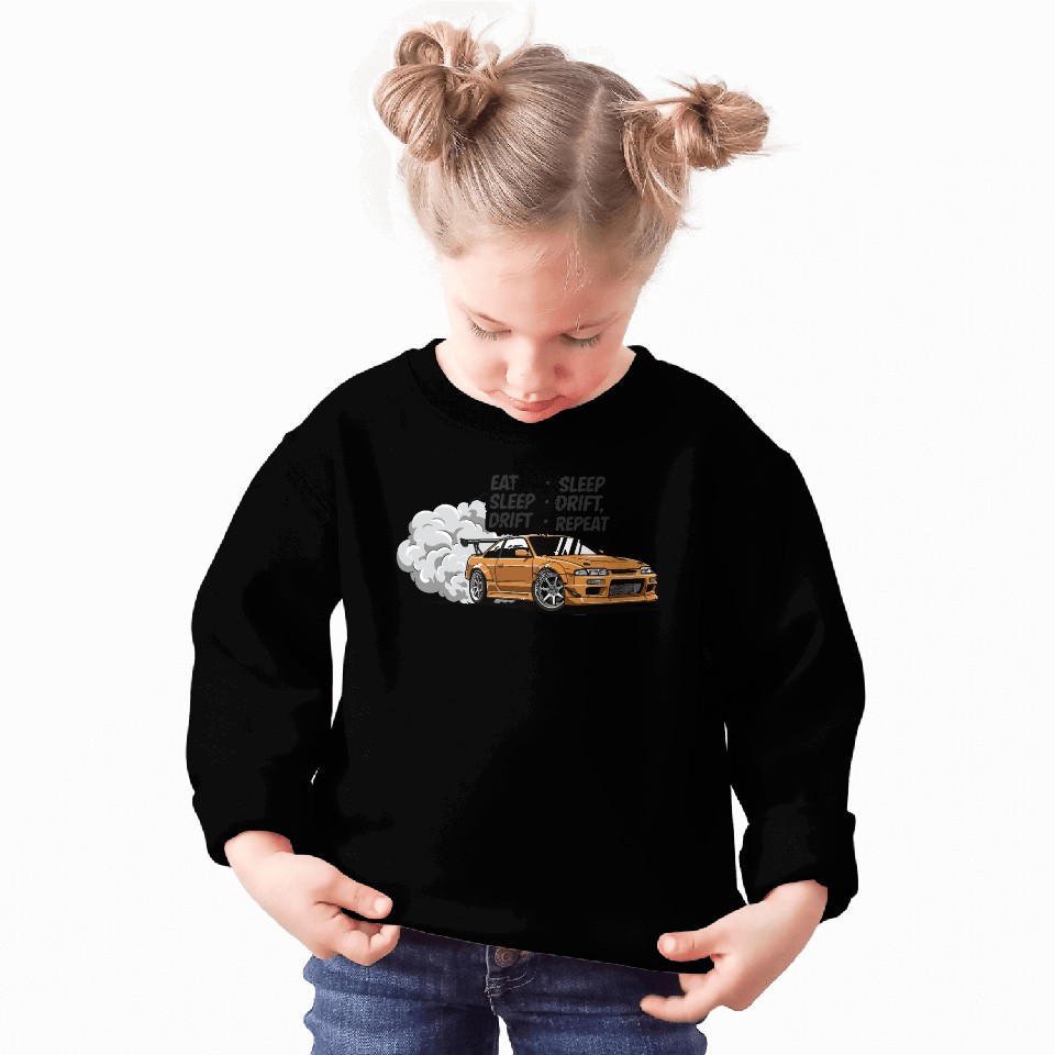 Eat Sleep Drift Repeat Sweatshirts – Neon JDM Car Raci