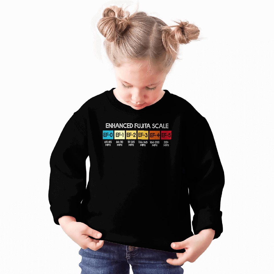 Enhanced fujita scale for storm chaser chasing Sweatshirts