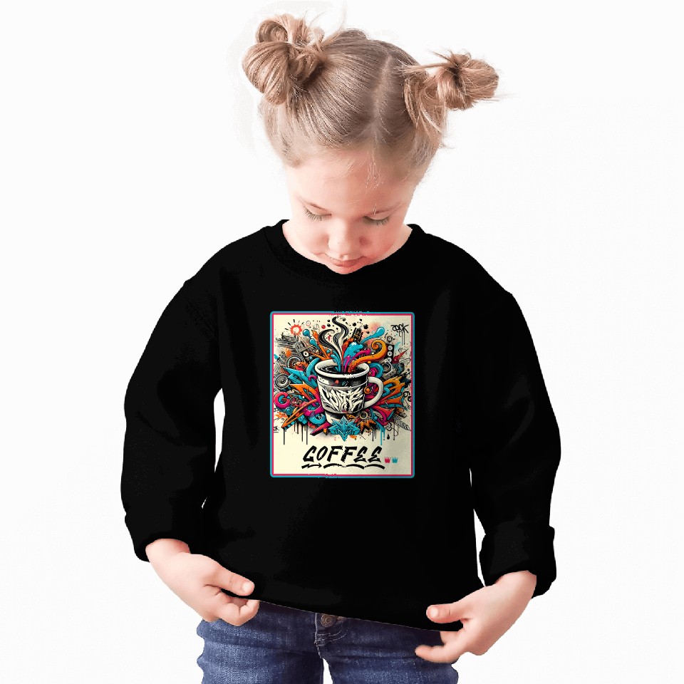Coffee Graffiti Explosion Sweatshirts