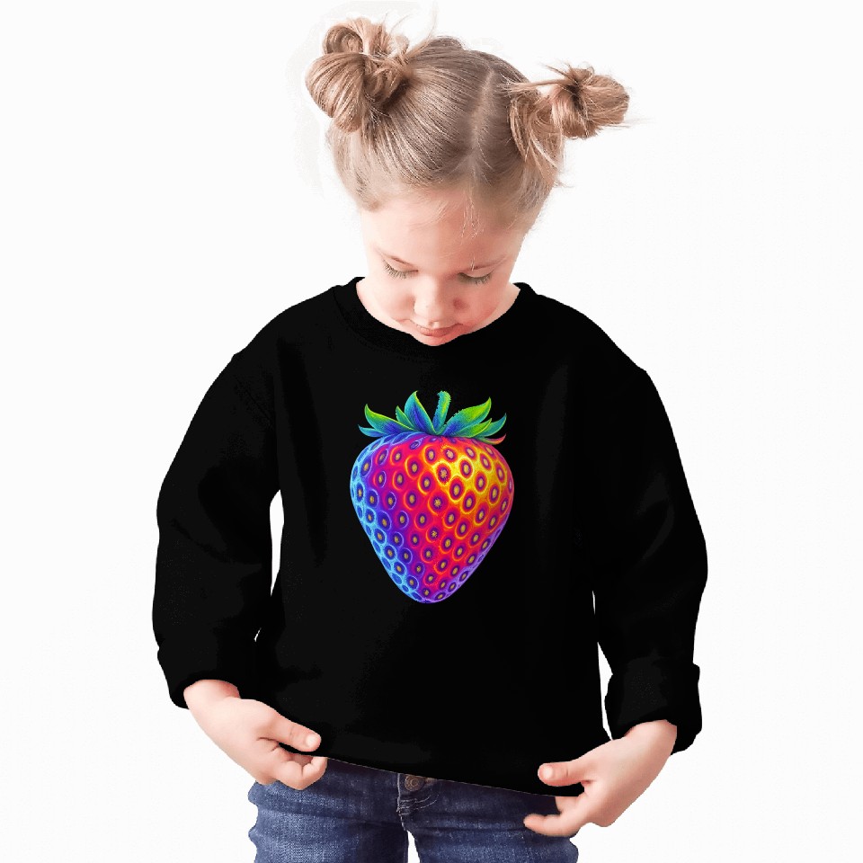 Neon strawberry Sweatshirts