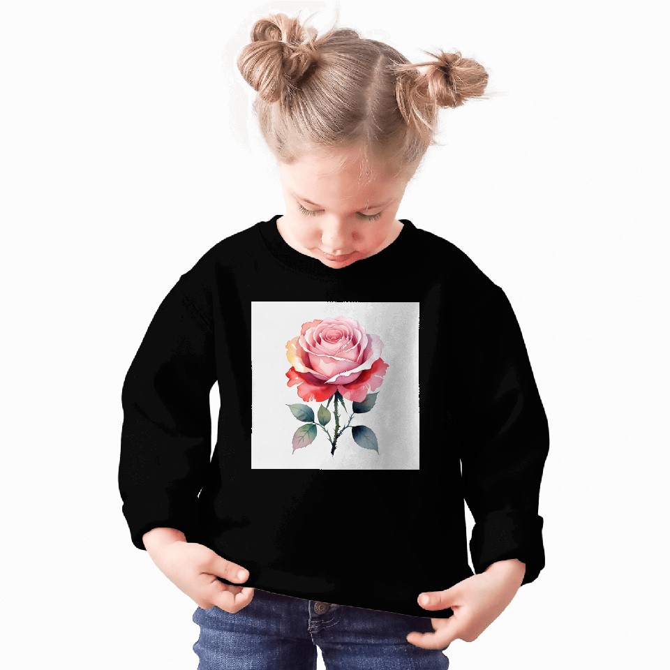 3D rose Sweatshirts