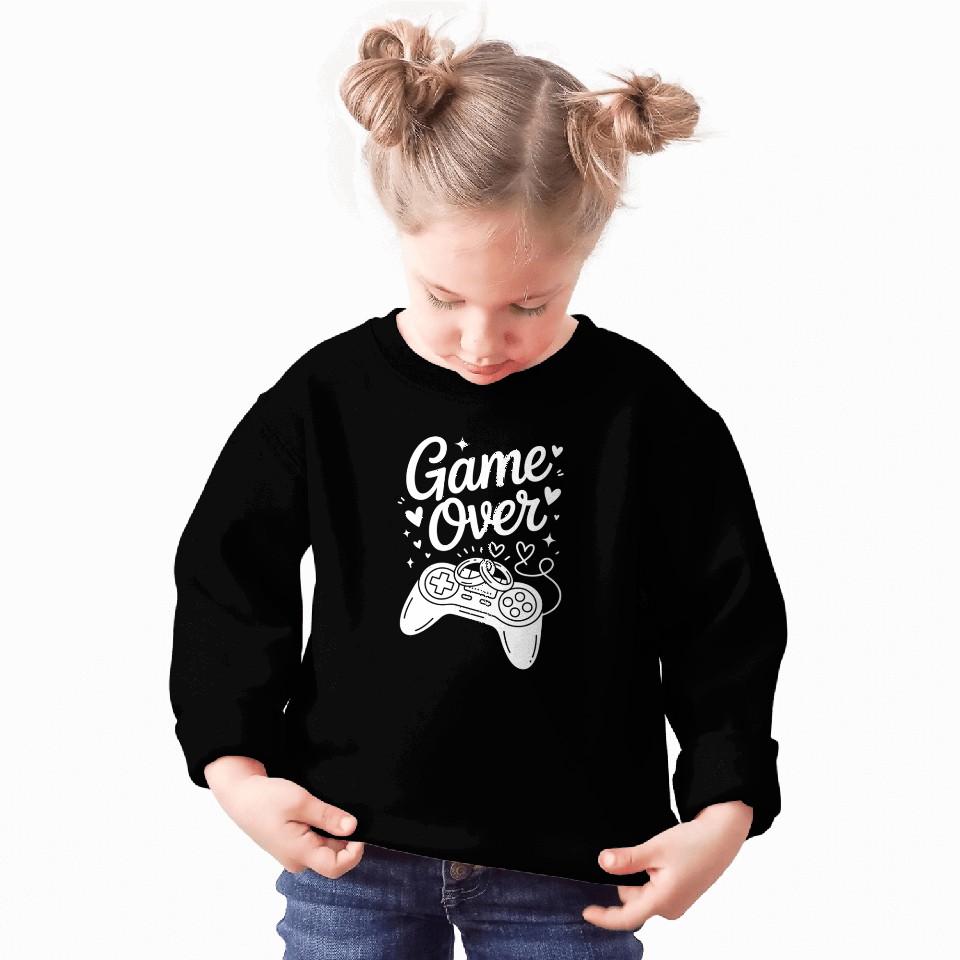 Game Over Wedding Gamer Rings Controller Sweatshirts
