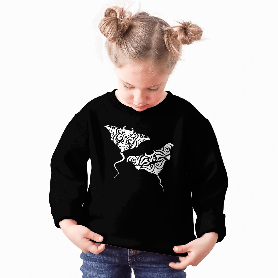 Intricate Butterfly Tribal Pattern Sweatshirts