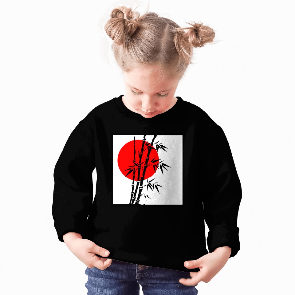 Japanese Bamboo Serenity Sweatshirts