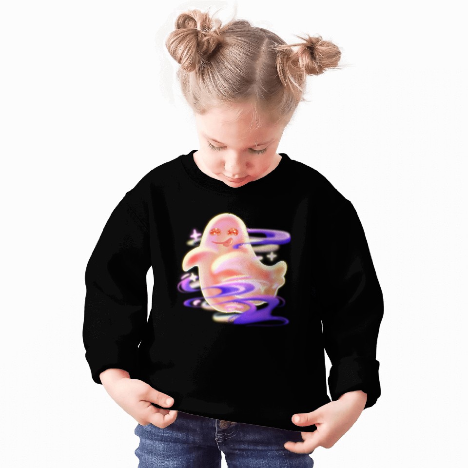 Playful Glowing Ghost  Sweatshirts
