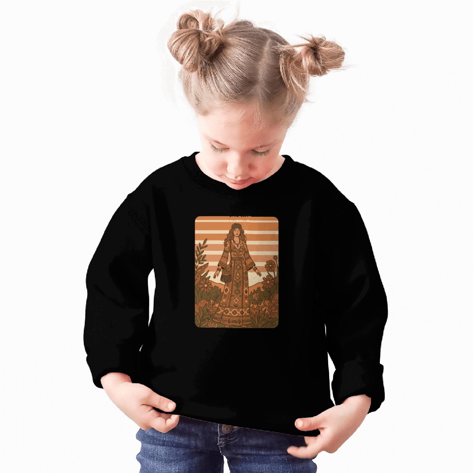 Bohemian flower child Sweatshirts