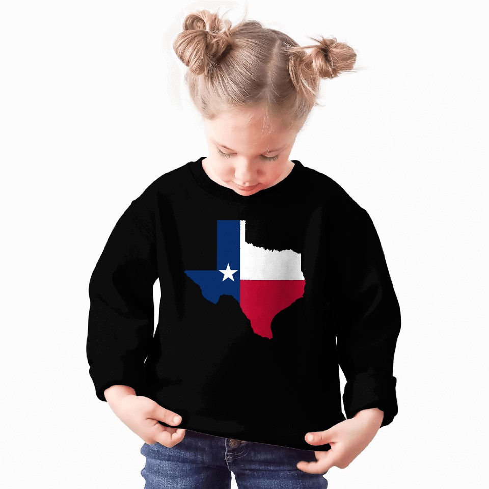 Texas State Flag Map Sweatshirts