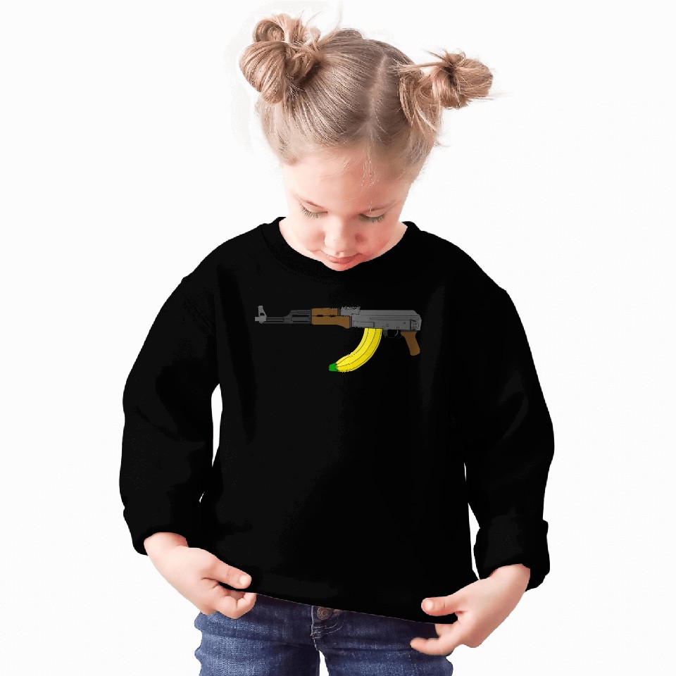 AK-47 with banana clip Sweatshirts