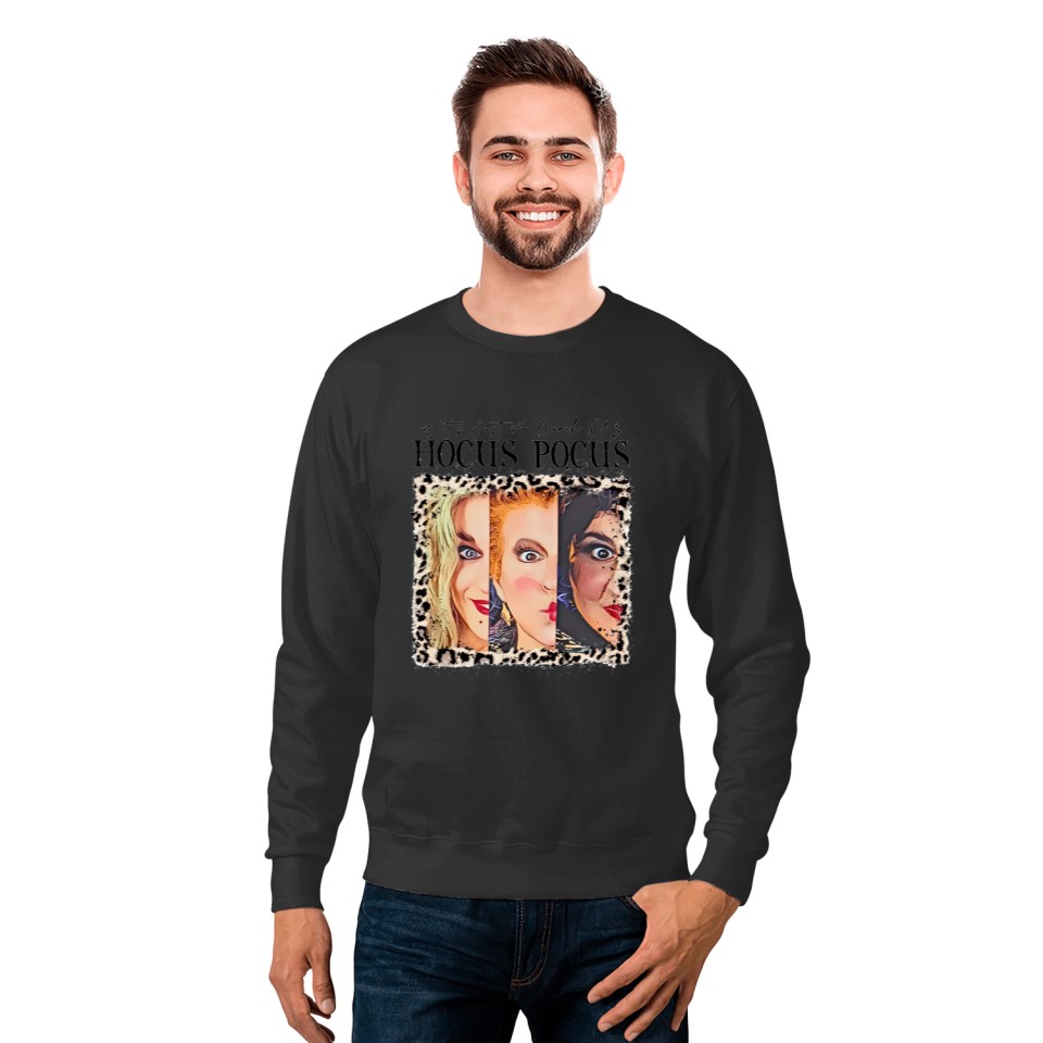 Sanderson Sisters Leopard Sweatshirt, Hocus Pocus Sweatshirt