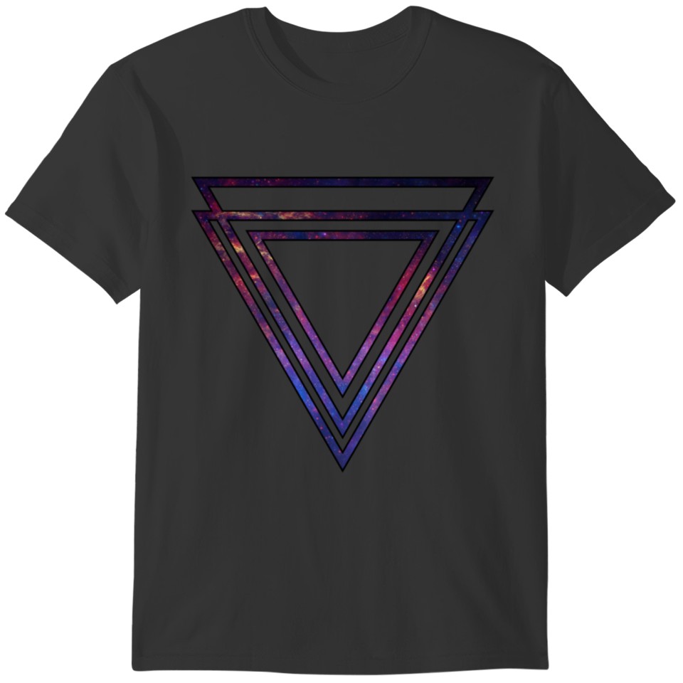 Galaxy Tri-Triangles Pocket Size T-shirt