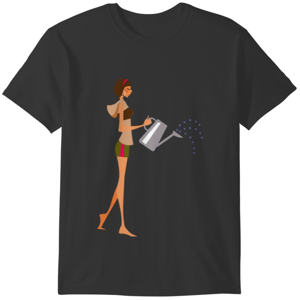 Glamorous girl design T-shirt