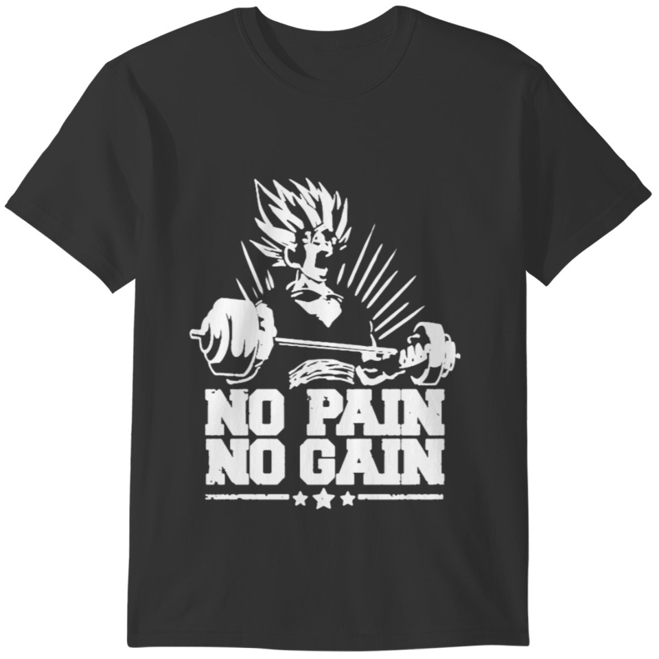 Vegeta No Pain No Gain T-shirt