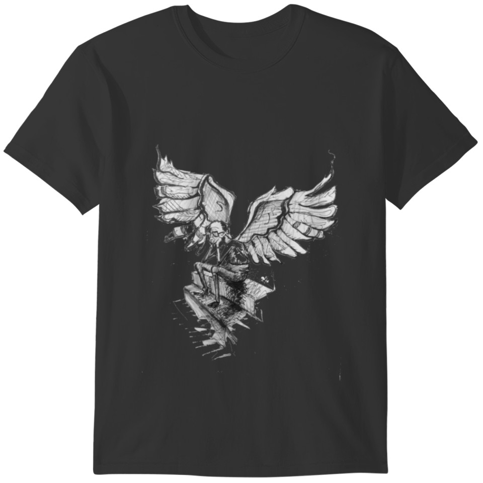 man with wings T-shirt
