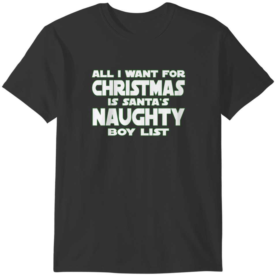 Christmas Naughty Boy T-shirt