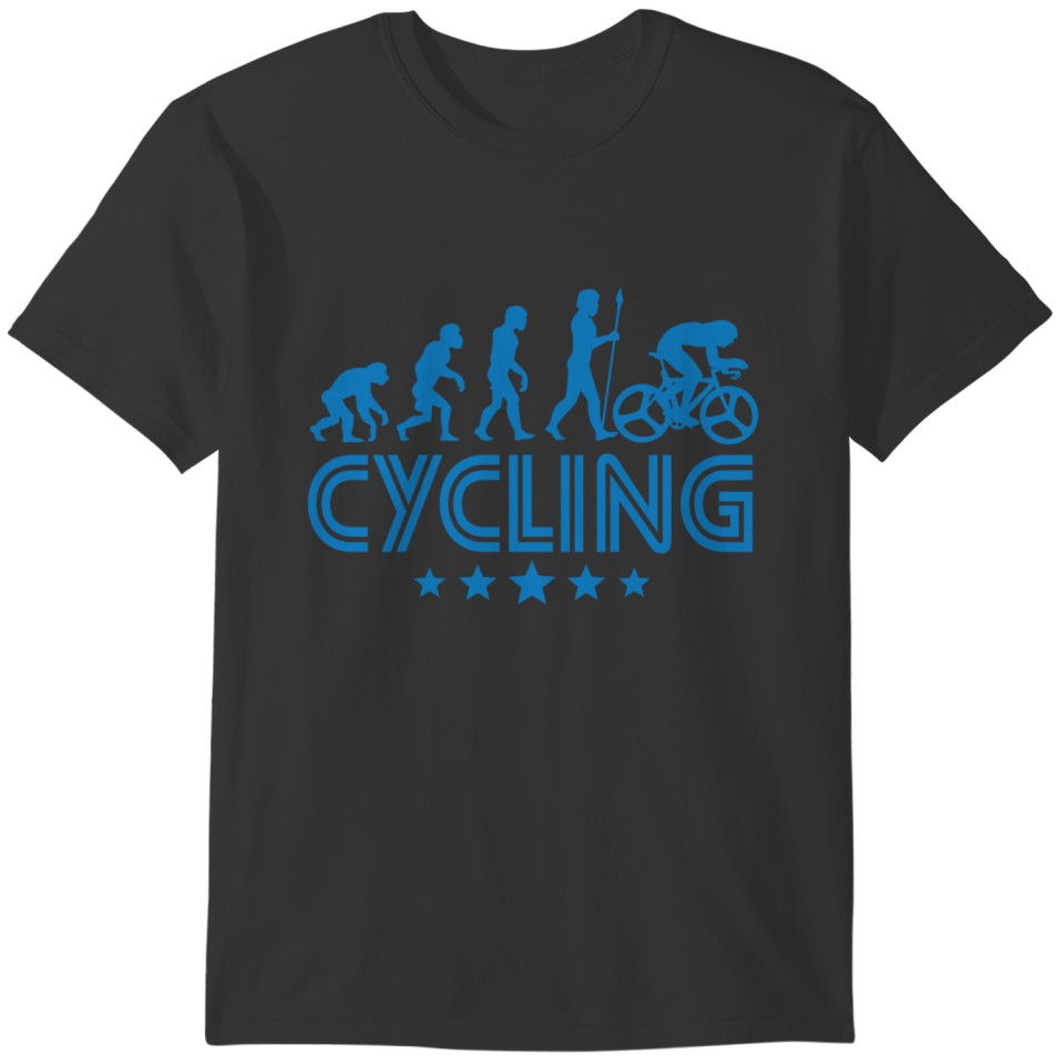 Retro Cycling Evolution T-shirt