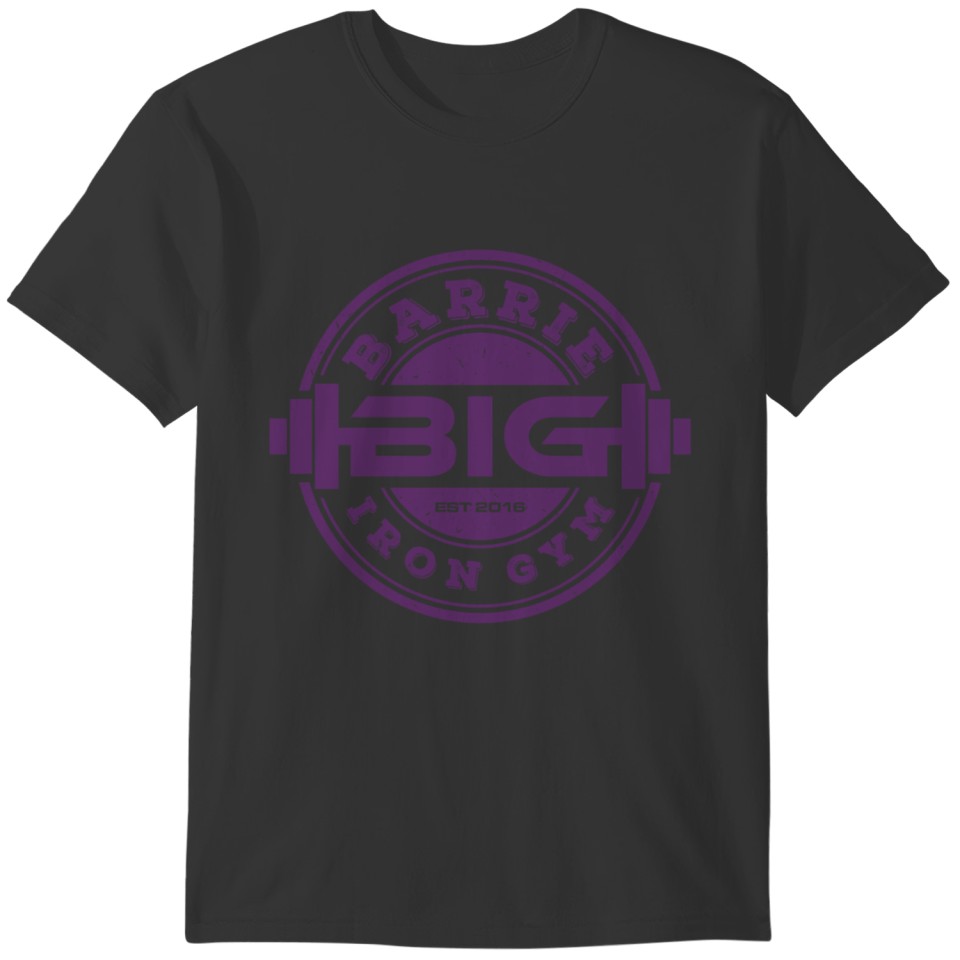 The Barrie Iron Gym Deep Purple T-shirt