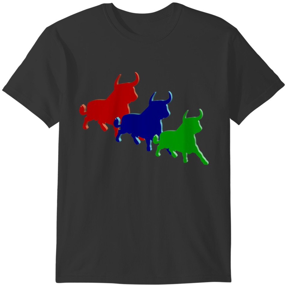 three bulls T-shirt