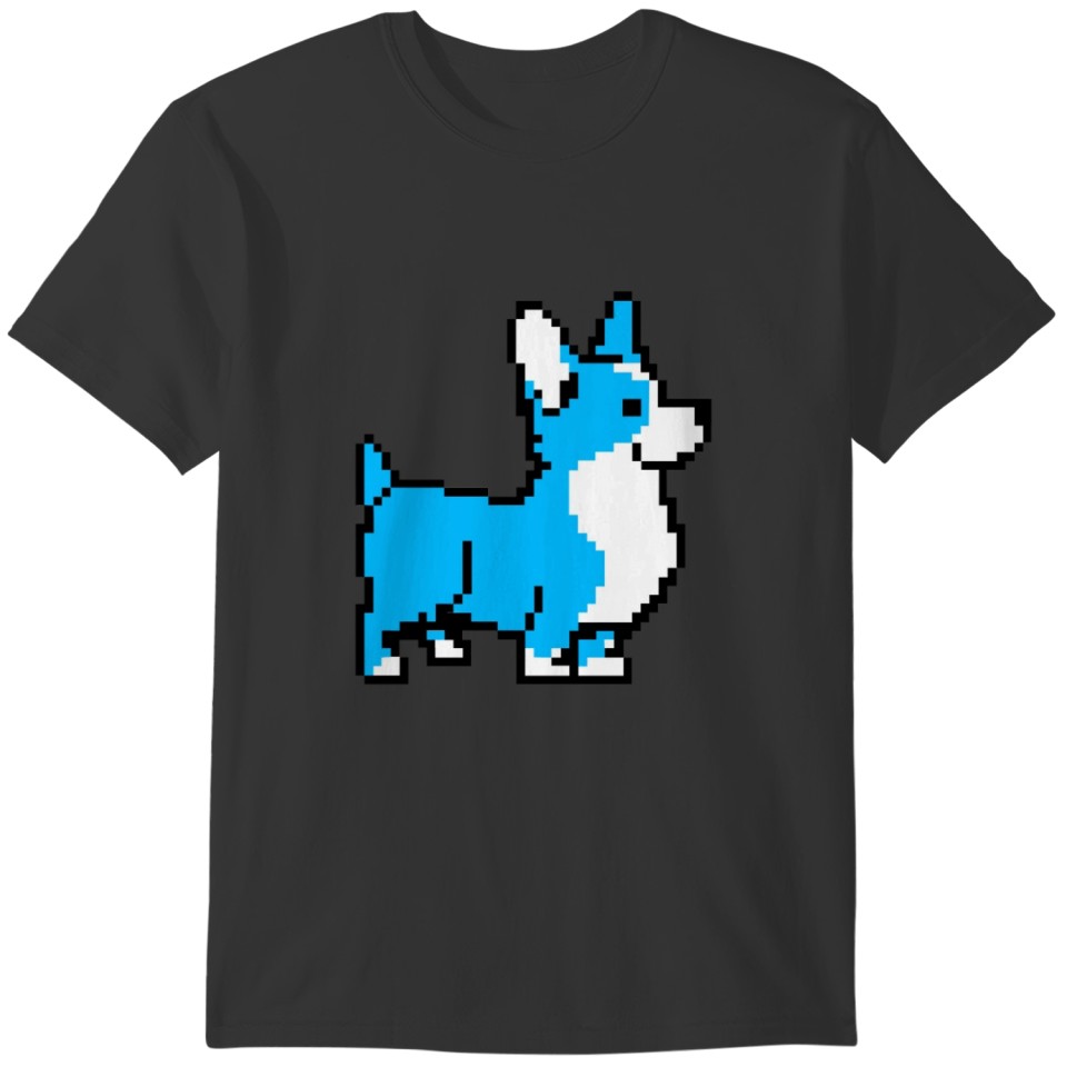Blue Corgi T-shirt
