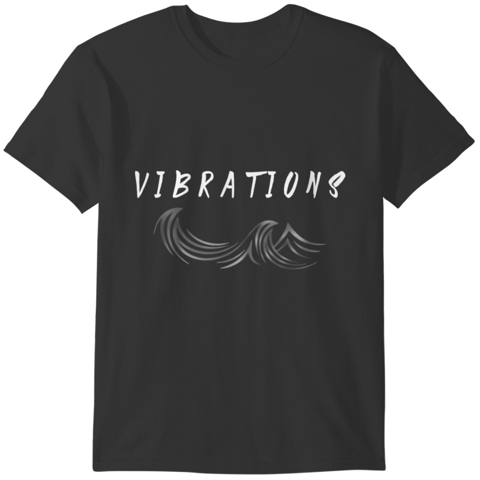 "Vibrations" Abstract Design. T-shirt