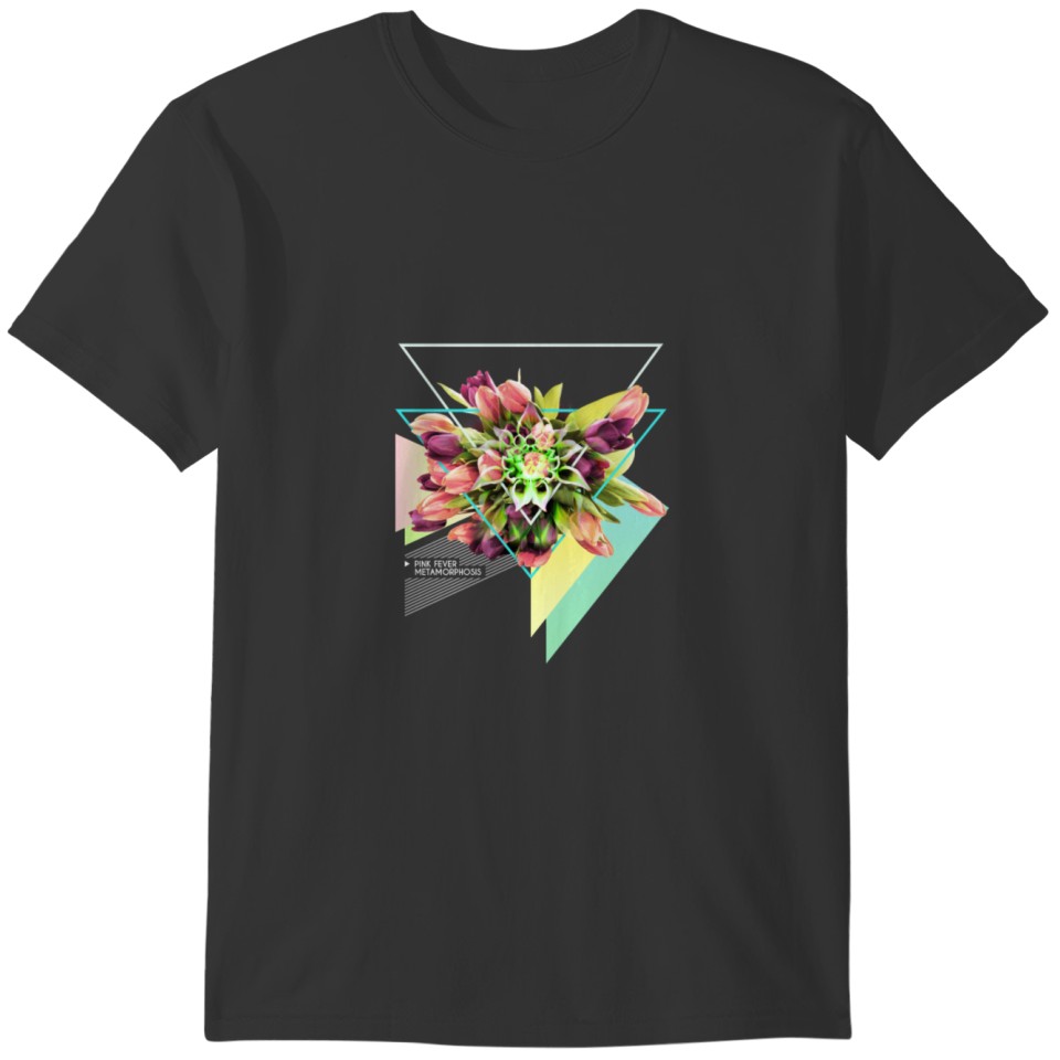 Geometric Flowers T-shirt