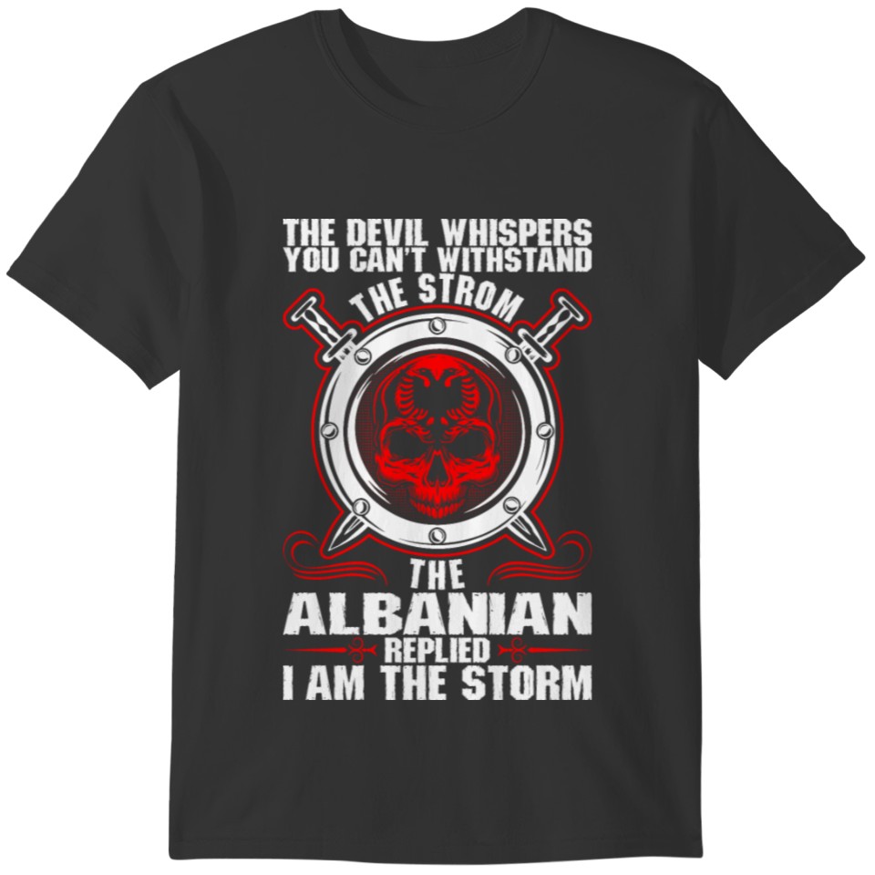 The Devil Whispers You Cant Withstand The Storm Al T-shirt