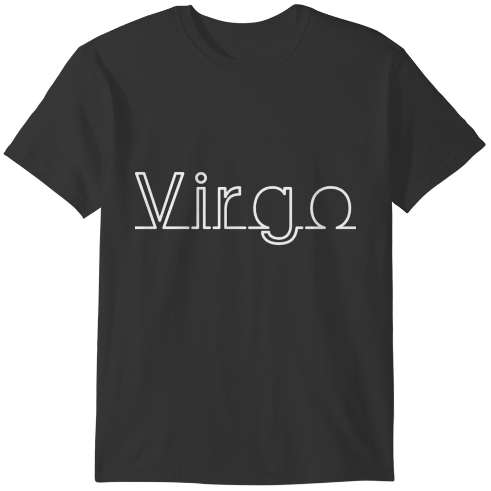 Virgo in White T-shirt