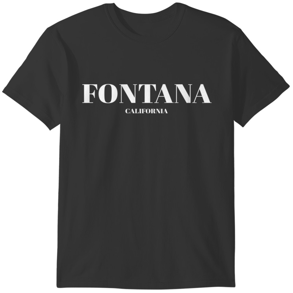 CALIFORNIA FONTANA US DESIGNER EDITION T-shirt