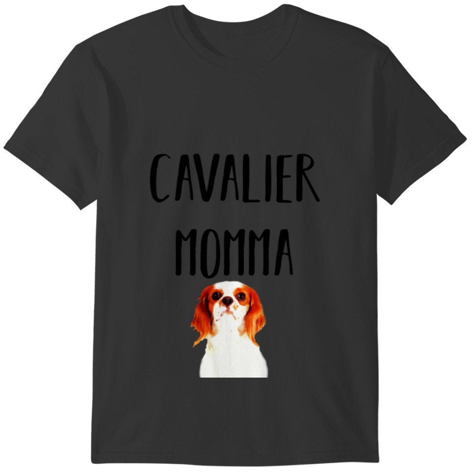 Cavalier King Charles Spaniel Mom T-shirt