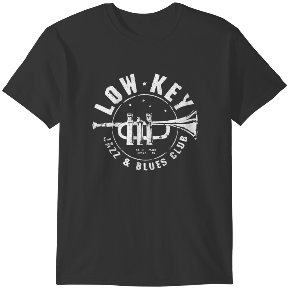 Low Key Jazz And Blues Club T-shirt