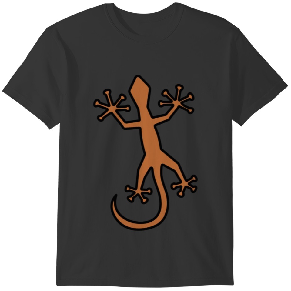 lizard gecko eidechse echse reptile reptilien tier T-shirt