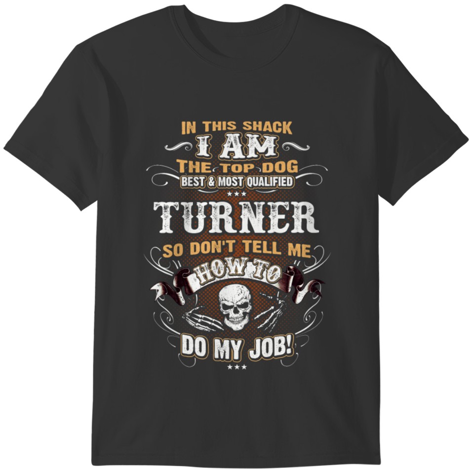 Turner Shirts for Men, Job Shirt with Skull T-shirt