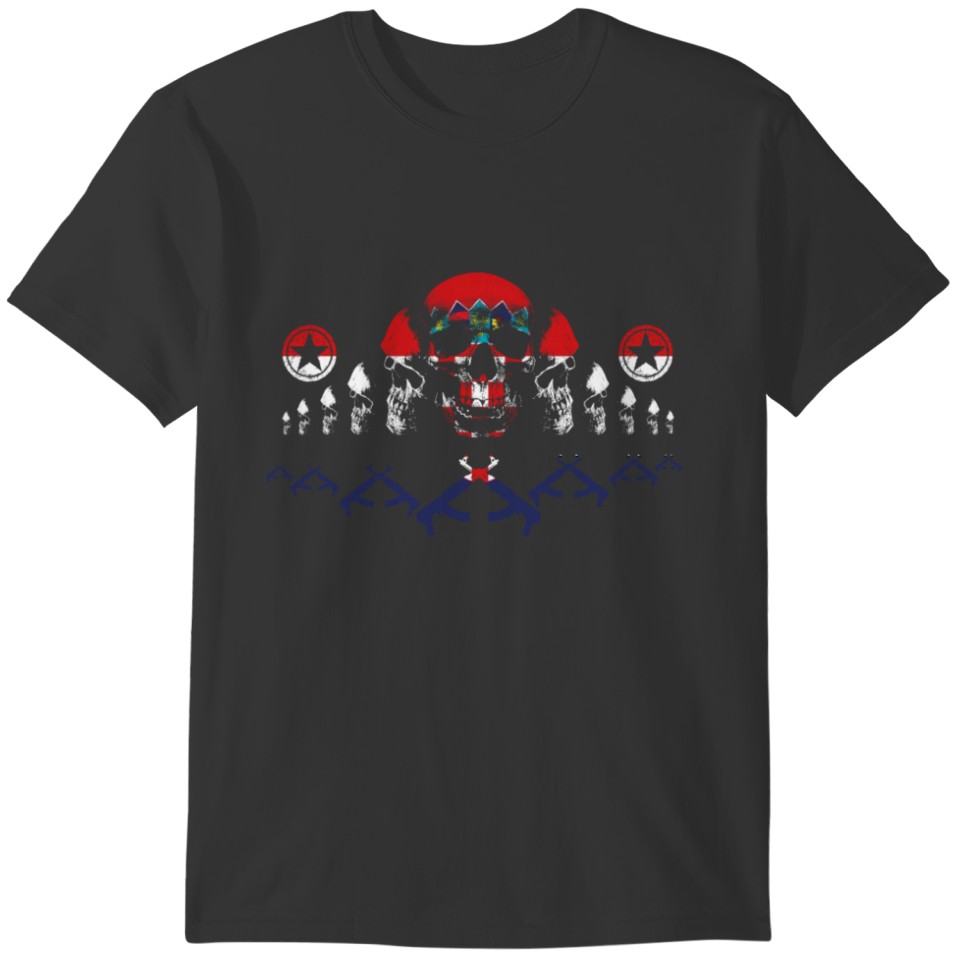 Army skull militaer stolz heimat 01 Kroatien png T-shirt