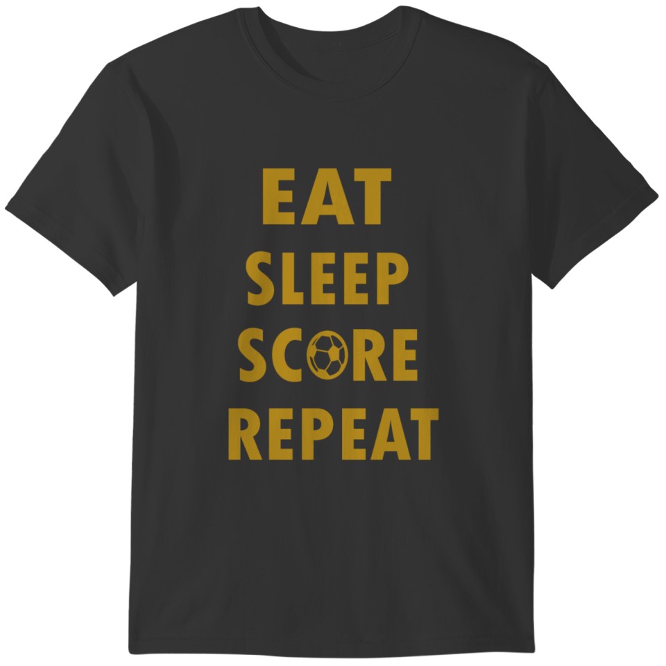 eat sleep score repeat T-shirt