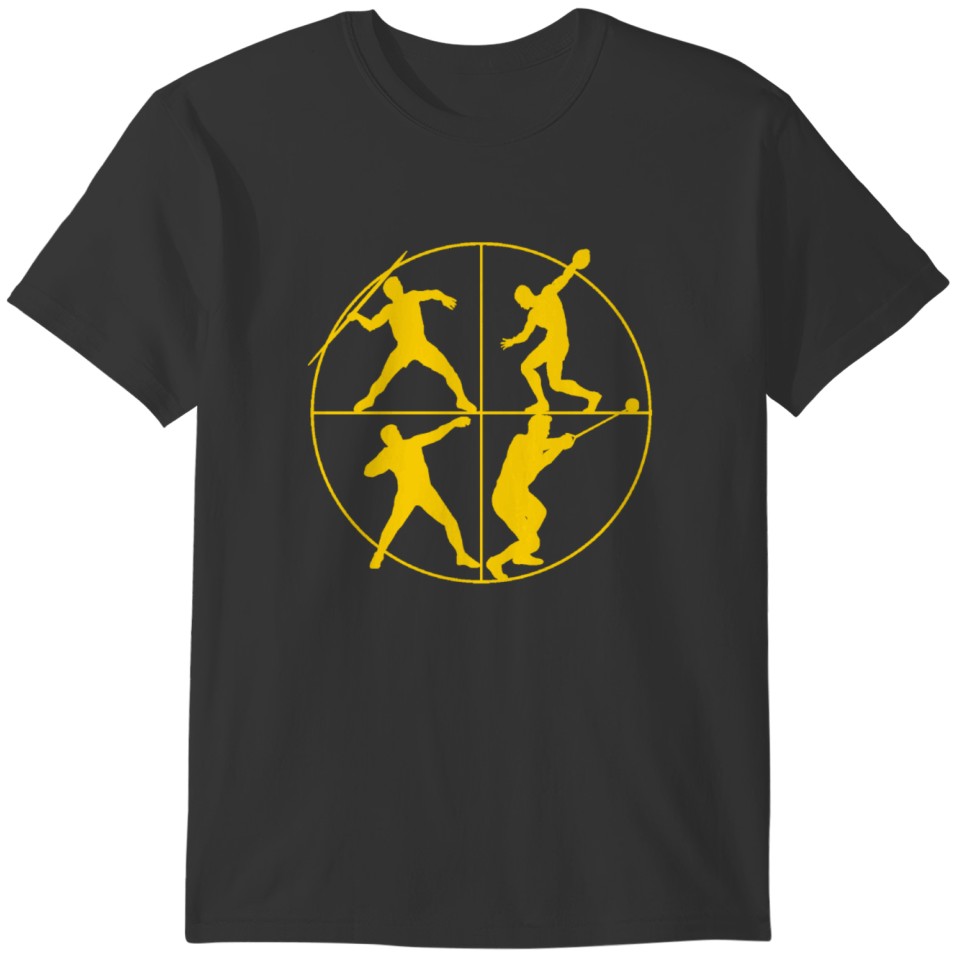 throwing circle T-shirt
