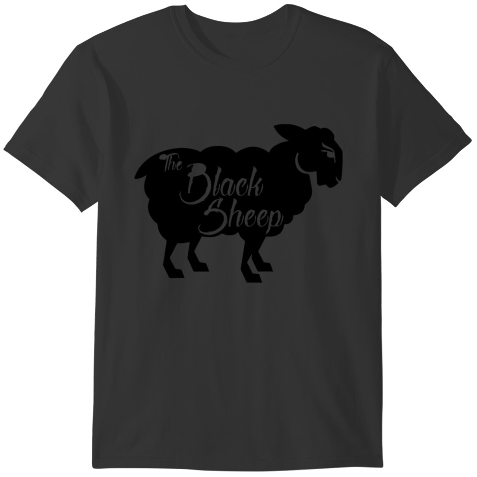 The Black Sheep Transparent Animal Lovers Print T-shirt