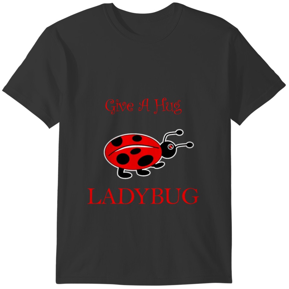 ladybug red rhyme adorable gift idea T-shirt