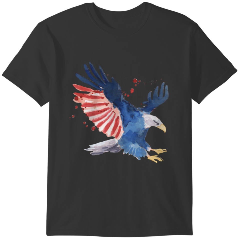 Eagle Happy 4th of July T-shirt