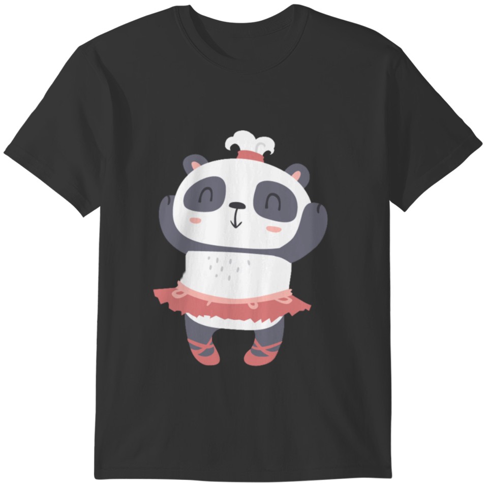 Sweet Panda Family Girl 6 T-shirt