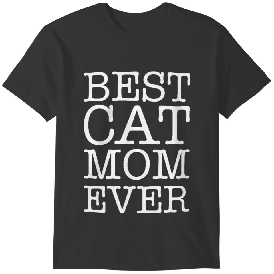 Best Cat Mom Ever Funny Women s V Neck Pet Kitten T-shirt