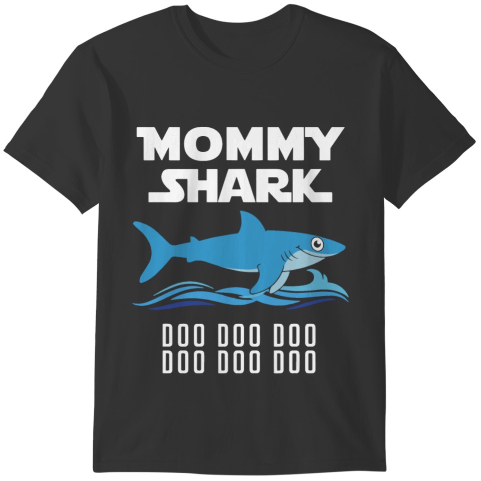 mom shark mom T-shirt