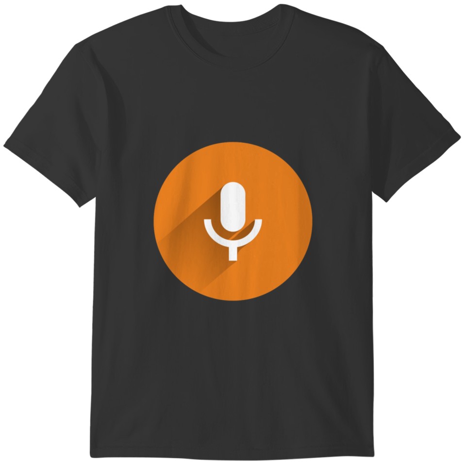 podcast music microphon icon T-shirt