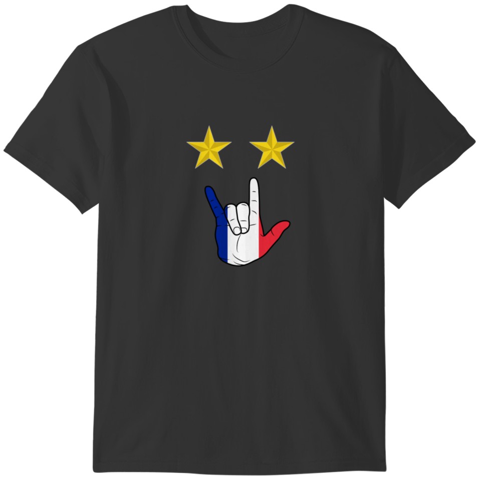 Champion France Soccer World Cup T-shirt