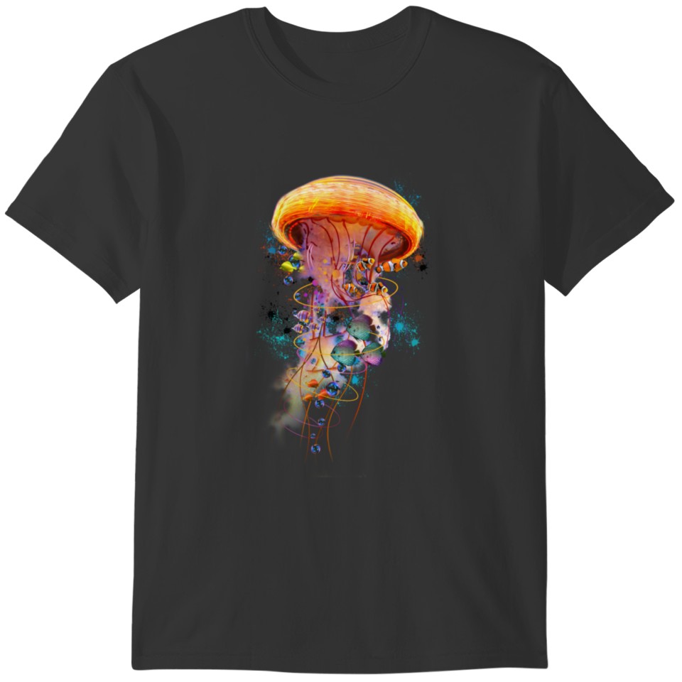 23 Electric Jellyfish World T-shirt