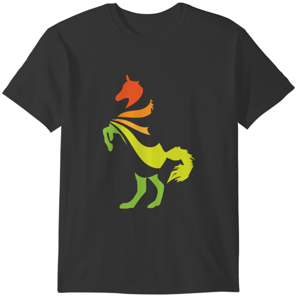 Colorful Abstract Horse T-shirt