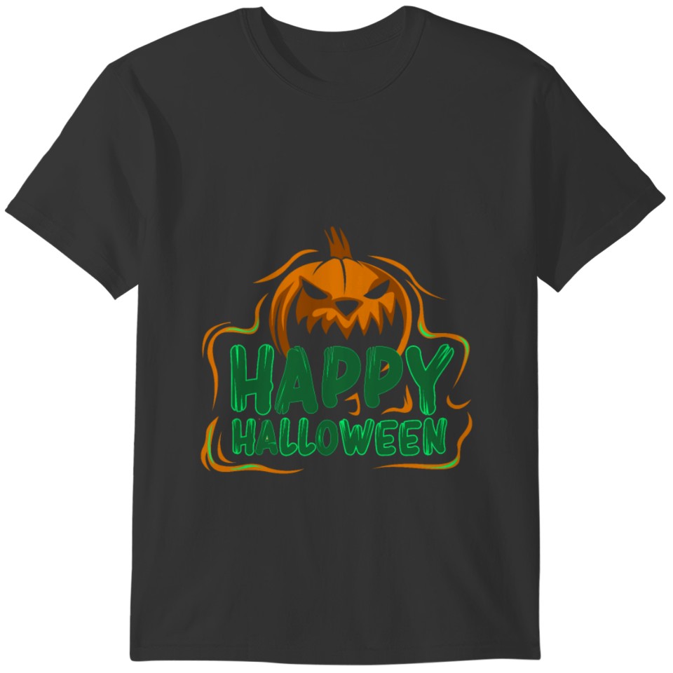 Happy Halloween Spooky Creepy Jack O'Lantern T-shirt