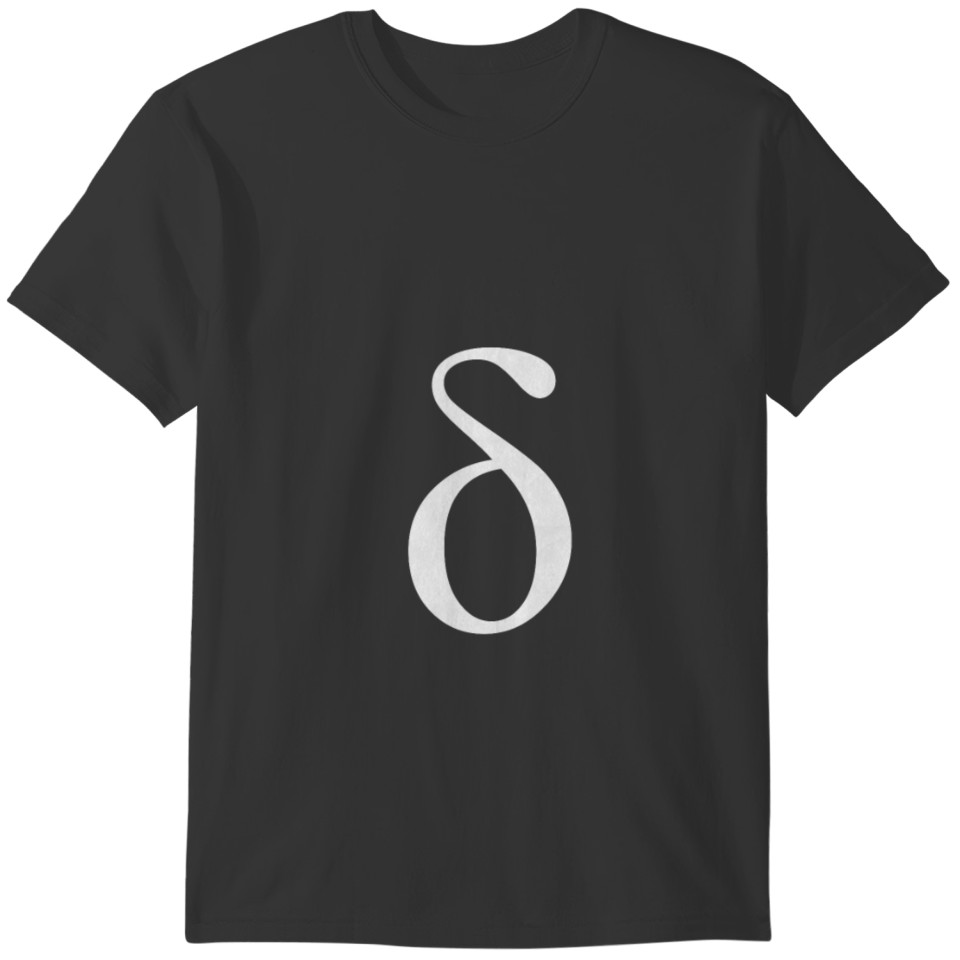Vintage Beta Symbol Greek Alphabet Letter Gift T-shirt