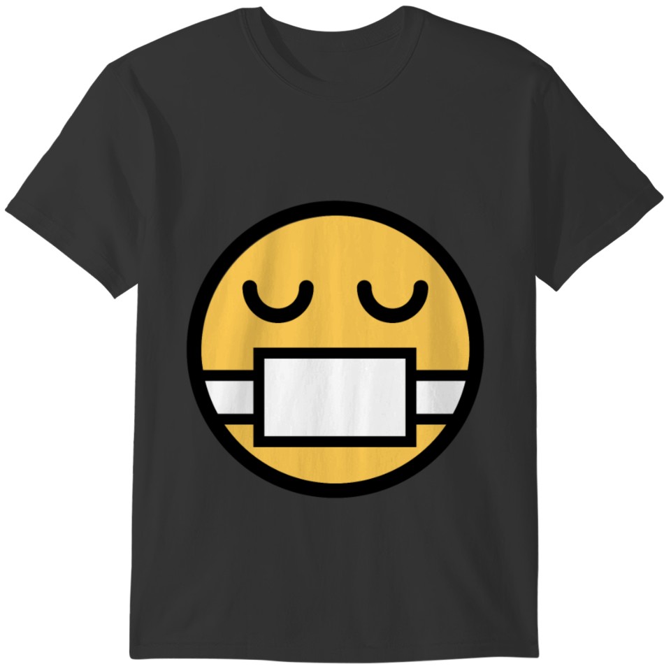 Smiley Face Nurse Mouth Protection T-shirt
