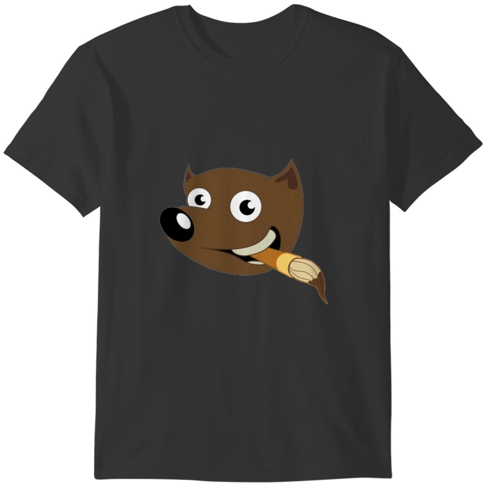 Creative doghead T-shirt